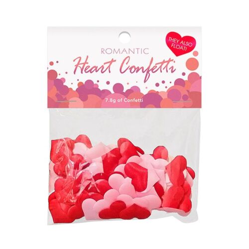 Confetti Kheper Games Romantic Heart med hjerteform