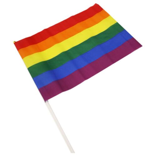Pyntesak PRIDE - Stor flagg med LGBT-flagget