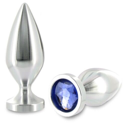 Anal Plug METAL HARD Small 5.71 cm med krystall