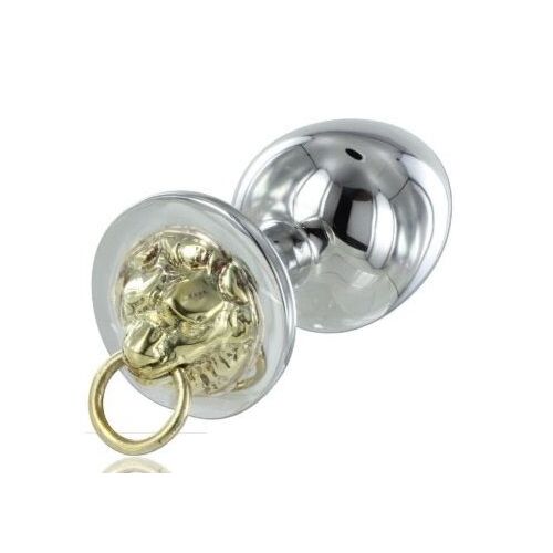 Anal Plug METAL HARD - Steel Tiger med ring