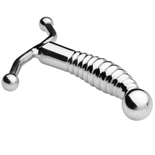 Prostata Massør METAL HARD METALL med ergonomisk design