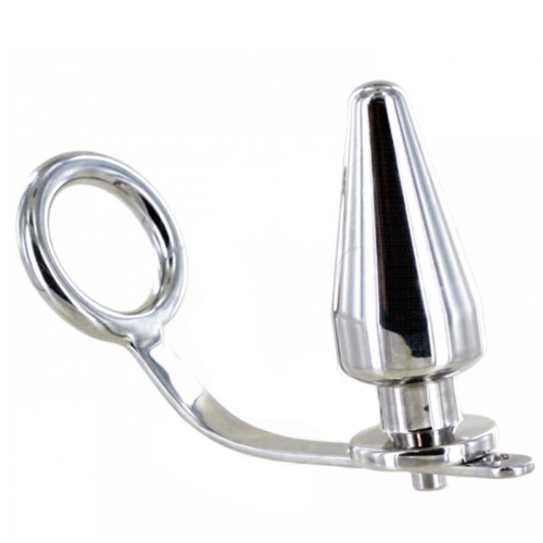 Ring med plugg METAL HARD 80 x 55 mm