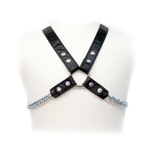 Harnas Leder Body Chain Harness II med justerbare stropper