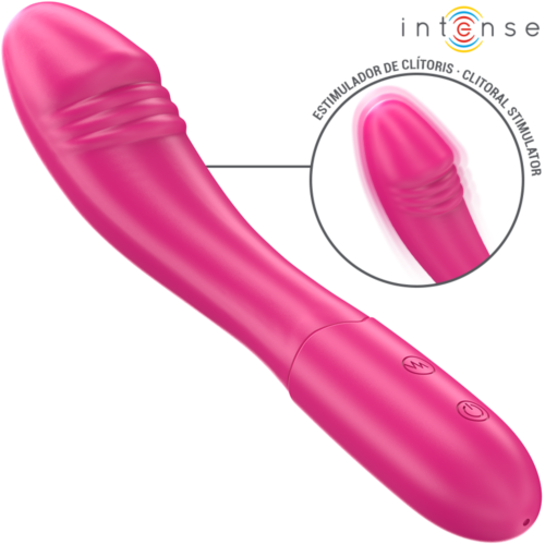 Vibrato INTENSE BELINDA 19 cm fleksibel med 10 vibrasjonsmoduser
