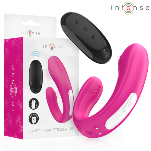 Stimulator Vibrator INTENSE Janet med fjernkontroll
