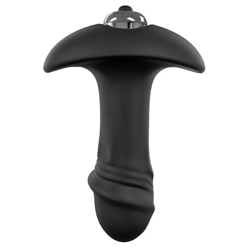 Buttplug S Pleasures Twist med vibrasjon og riller