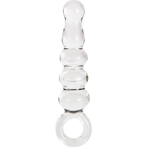 Dildo S Pleasures Crystal SOLARIS med bolledesign