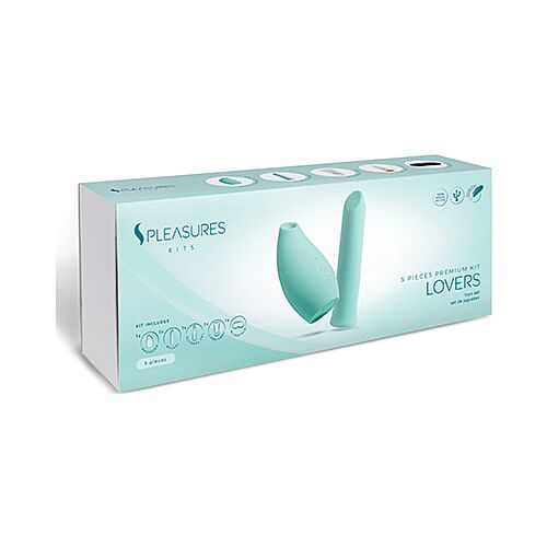 Leker S Pleasures Kits Lovers Kit med 2 sexleketøy