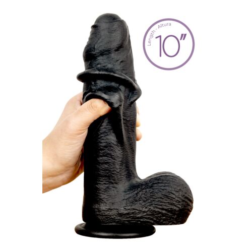 Dildo S Pleasures Realistic PAOLO 10" med sugekopp
