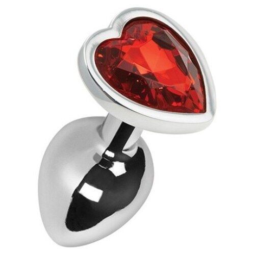 Plug S Pleasures Metal ELLA med hjerteformet base