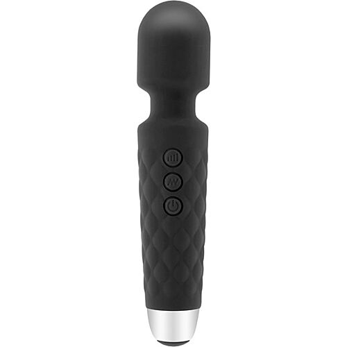 Massasje S Gleder The Wand Svart Fleksibelt Hode