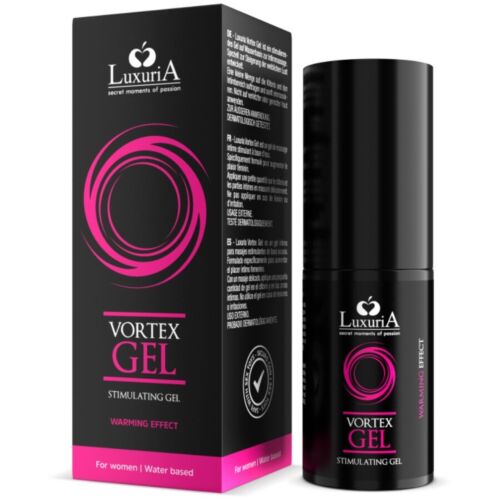 Stimulansgel INTIMATELINE LUXURIA VORTEX med oppvarmende effekt