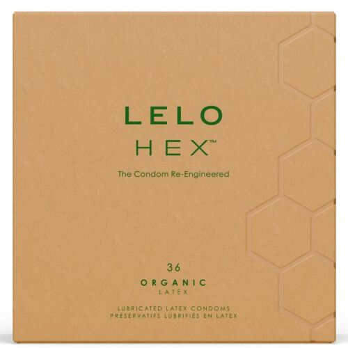 Kondomer Lelo HEX Organic med mikroheksagoner