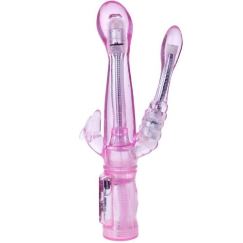Vibrator BAILE Flexible med Anal Stimulator