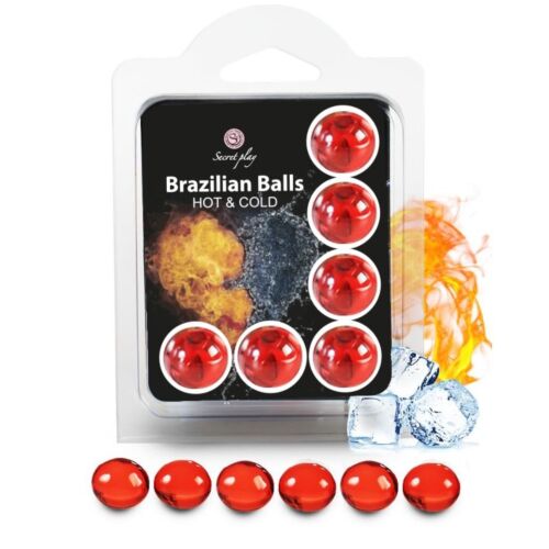 Set 6 Brasilian Kuler SECRETPLAY med varm og kald effekt