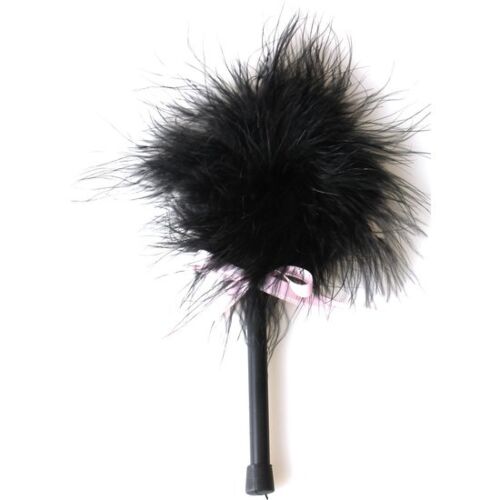 Tickler SECRETPLAY MINI BLACK DUSTER med myke fjær