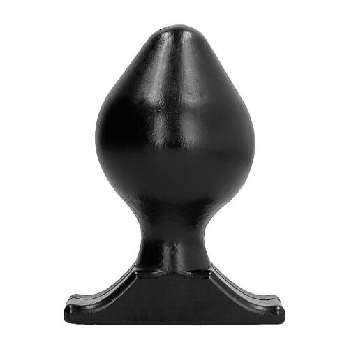 BDSM Anal Plug ALL BLACK 16,5 CM – Myk og fleksibel
