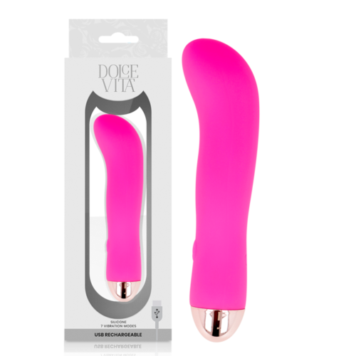 Vibrator Dolce Vita Two Pink med 7 hastigheter