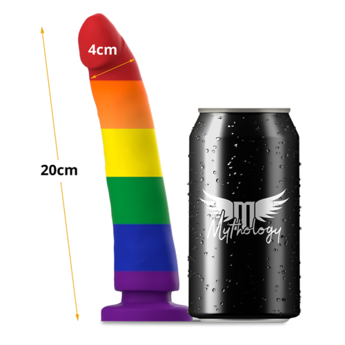 Dildo Mythology Devon Pride L med sterk sugebase
