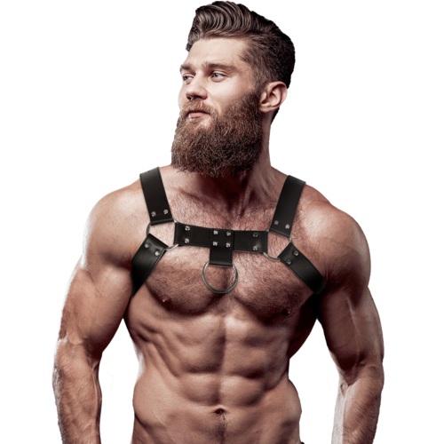 Harnas FETISH SUBMISSIVE ATTITUDE - Menn Eco-Lær