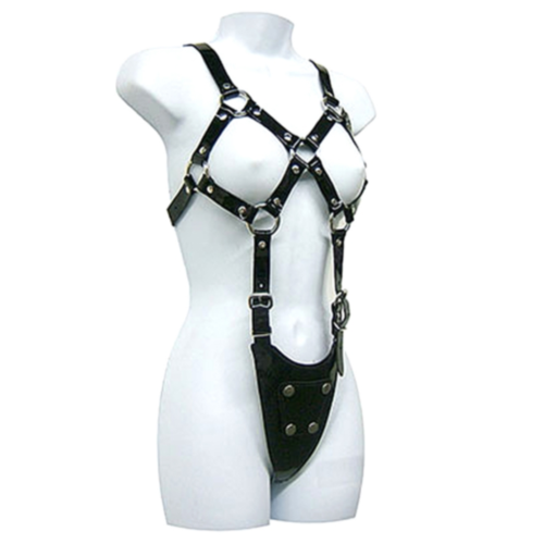 Body harness Leather Body Exposed Body Woman
