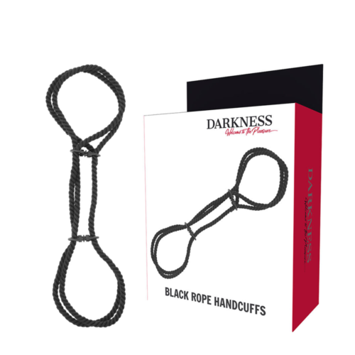 Håndjern DARKNESS 100% bomull for bondage