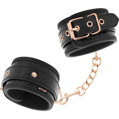 Ankelhåndjern BEGME BLACK EDITION med neoprenfôr