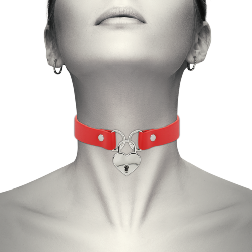 Bondage krage Coquette Accessories Chic Desire med hjerte