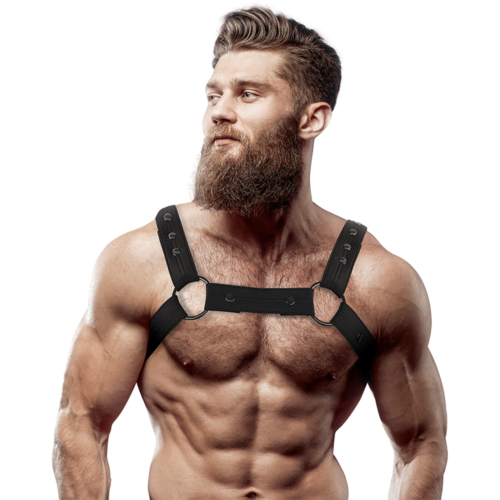 Arnés FETISH SUBMISSIVE ATTITUDE Justerbart Neopren for Menn