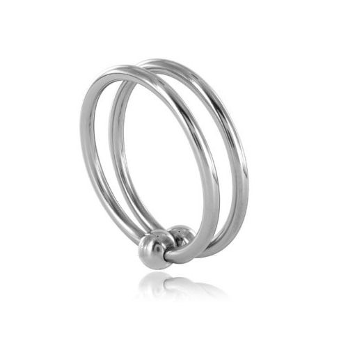 BDSM Ring METAL HARD Double Steel 30MM