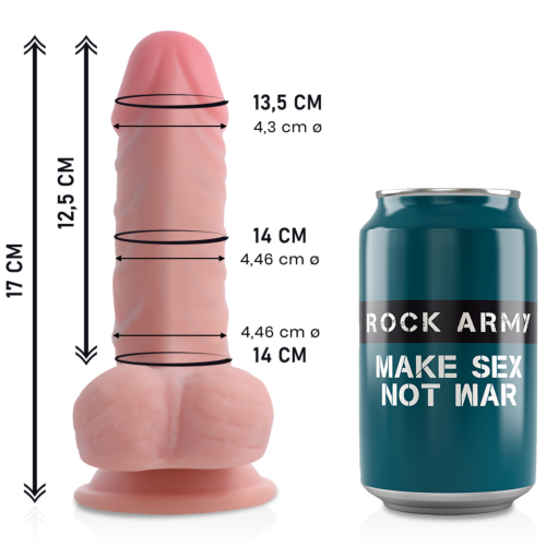 Dildo ROCK ARMY Dual Density Panzer 17 cm