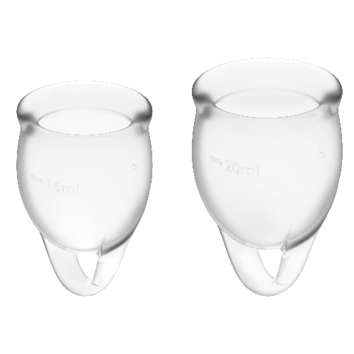 Menstruasjonskopper SATISFYER FEEL CONFIDENT 15 + 20 ml