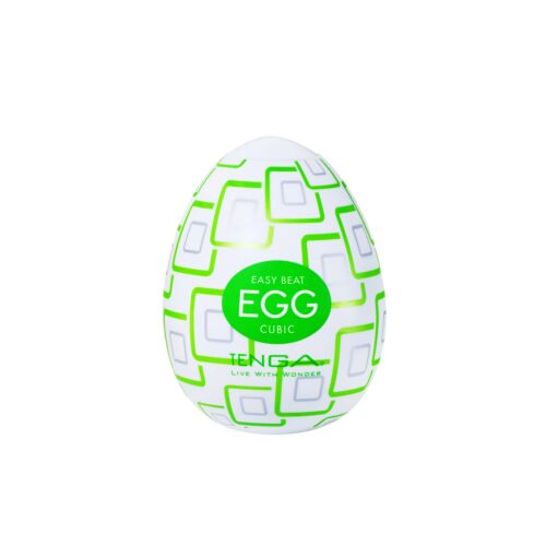 Masturbator Tenga EGG Cubic med kubetekstur