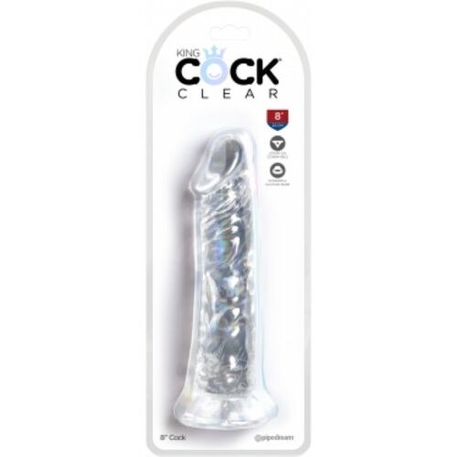 Realistisk penis KING COCK 19.7 CM med sugekoppsbase