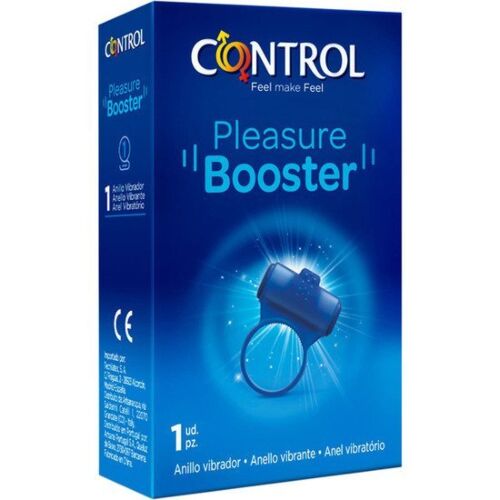 Cock Ring CONTROL TOYS Pleasure Booster med vibrasjon