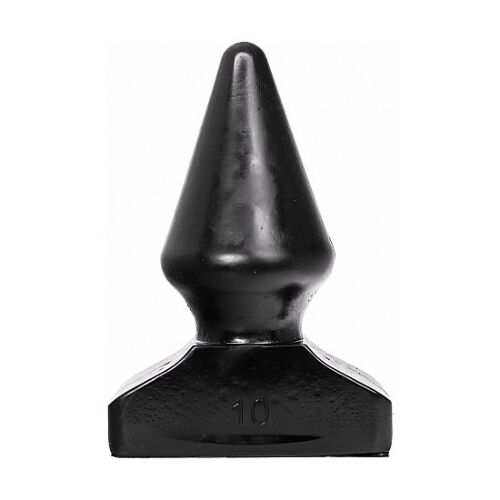 Anal Plugg ALL BLACK 20,5 CM med konisk form