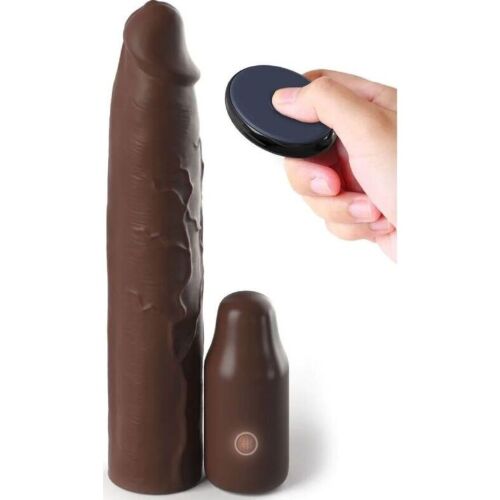 Penis Sleeve FANTASY X-TENSIONS med avtakbar vibrator