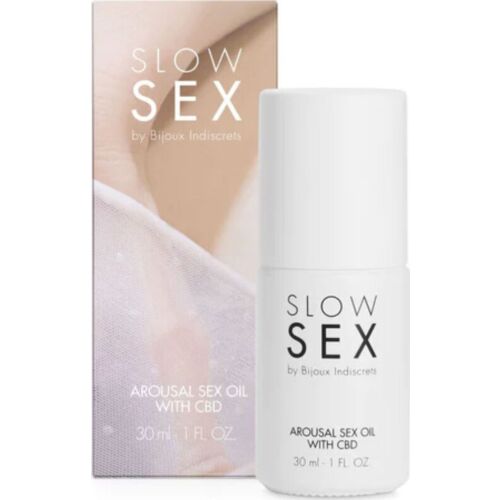 Massasjeolje BIJOUX SLOW SEX CBD 30 ML