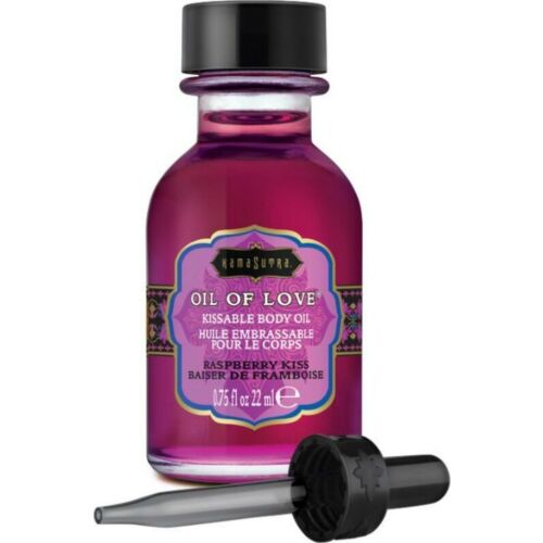Kissbar olje KAMASUTRA RASPBERRY 22 ml
