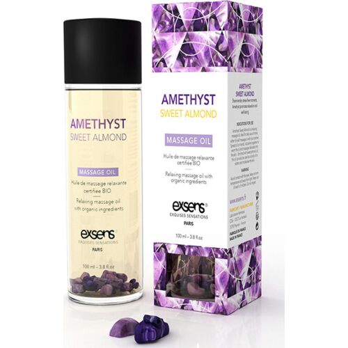 Avslappende olje Exsens Amethyst 100 ml med økologiske ingredienser