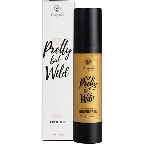 Kroppsolje SECRETPLAY Pretty But Wild 50 ml med glød