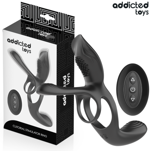 Vibrerende Ring med Klitorisstimulator ADDICTED TOYS