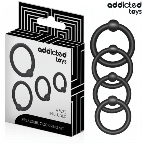 Ring Set ADDICTED TOYS med 4 forskjellige trykkringene