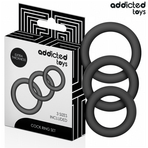 Silikonringer ADDICTED TOYS Modell 1 for forbedret ytelse