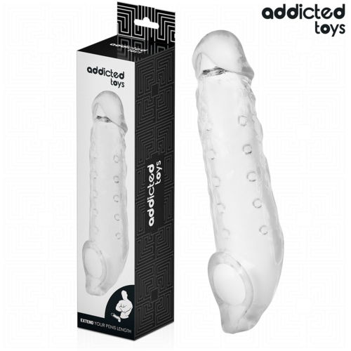 Forlengelse av penis Addicted Toys størrelse S 23 cm