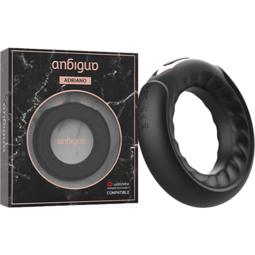 Vibrerende Ring ANBIGUO ADRIANO med Fjernkontroll