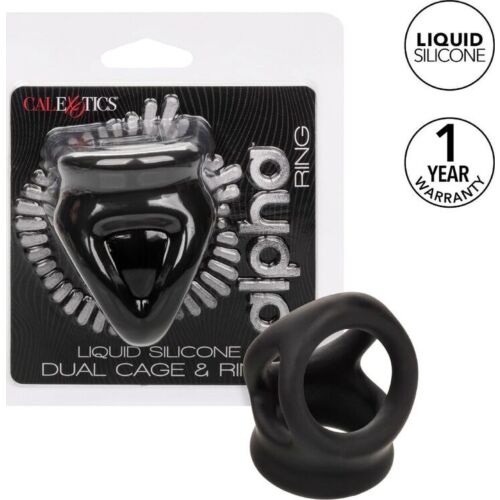 Cockring CALEXOTICS Alpha Dual Cage Ring med skrotumring