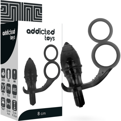 Anal Plug ADDICTED TOYS med dobbel ring