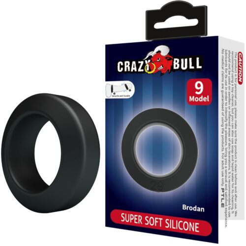 Cockring Crazy Bull Brodan Modell 9 med justerbar passform