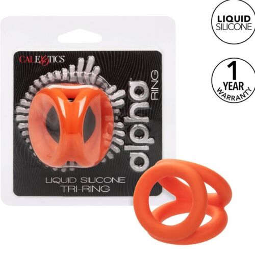 Ring CalExotics Alpha Tri-Ring med støtte